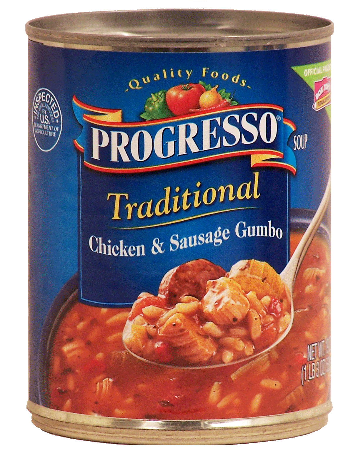 Progresso Traditional chicken & sausage gumbo prepared soup Full-Size Picture